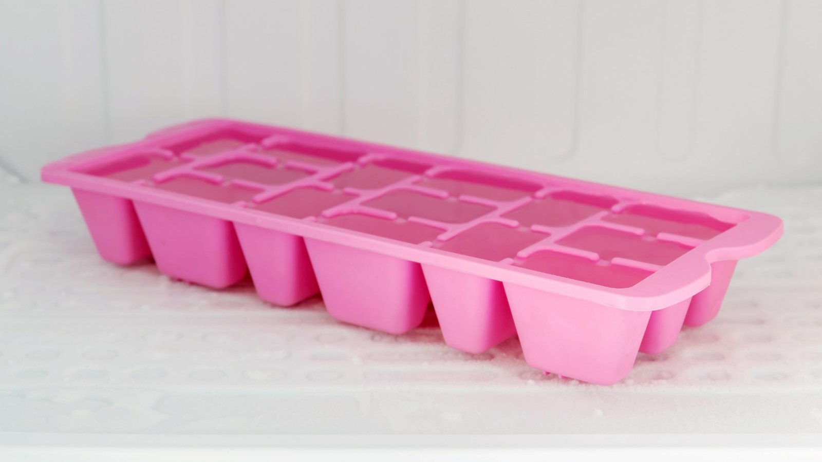 Plastic ice cube trays