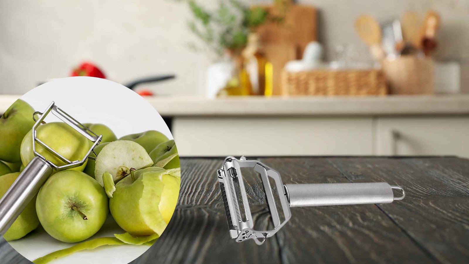 Stainless steel vegetable peeler