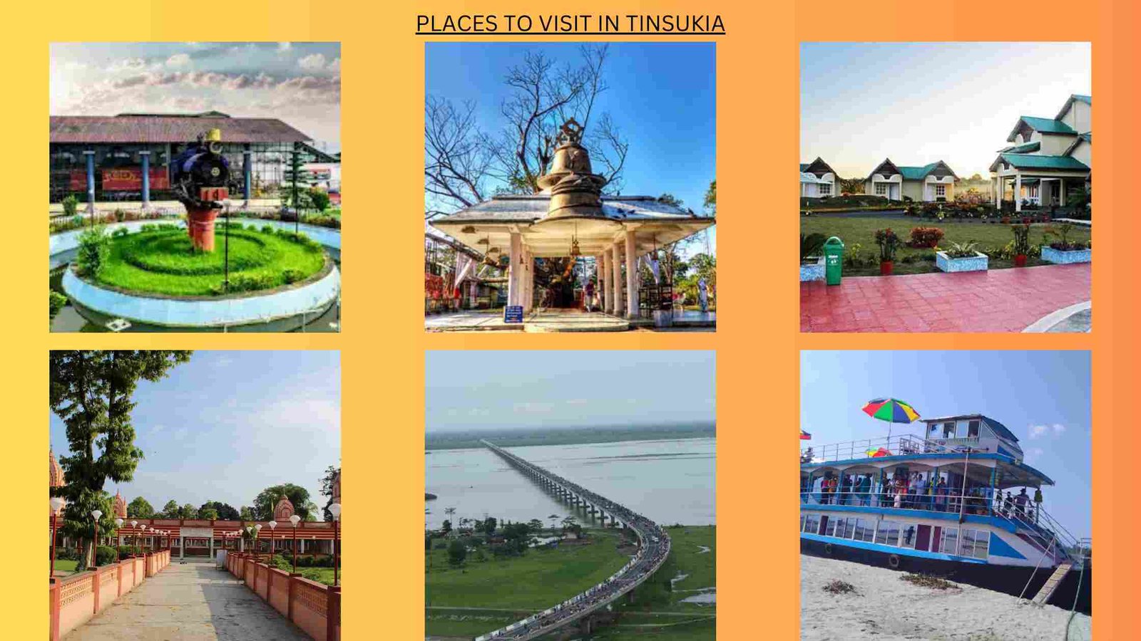 Top 10 Places to visit in Tinsukia