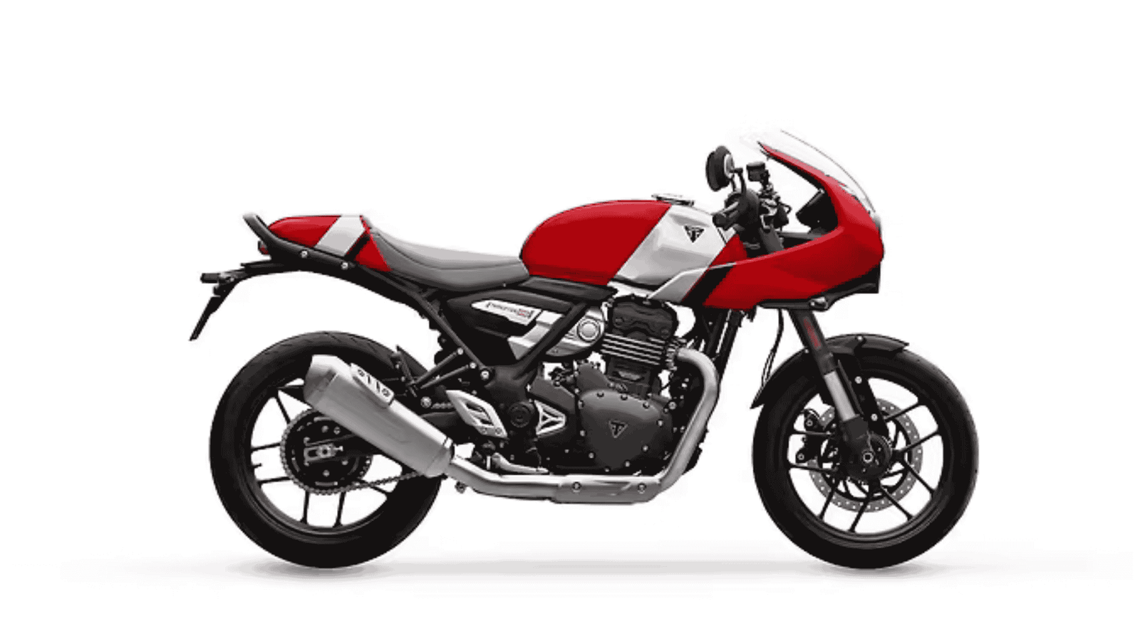 Triumph Thruxton 400 Lava red gloss